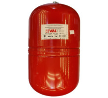Бак мембранный расширительный для систем отопления 24 л, красный (VALTEC)