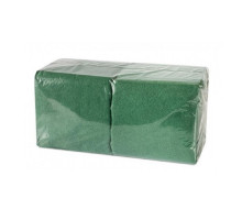Салфетки бумажные однослойные BigPack 24х24, зеленые (400 шт./упак)