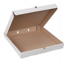Коробка для пиццы 330х330х40, белая (50 шт./упак)