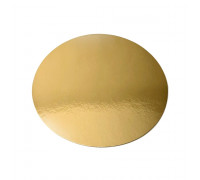 Подложка круглая ForGenika 260, толщина 0,8 мм, золото
