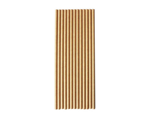 Трубочки бумажные ECO STRAW 195, крафт (100 шт./упак)